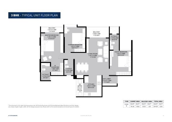 Antalya Next Tathawade Floor plan